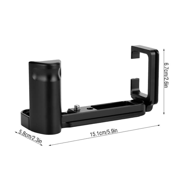 Lodret L-beslag Aftagelig Stativ Quick Release Pladebase til Fuji X T20 XT10