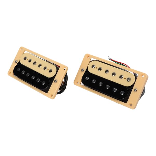Dubbel spole pickup set plast metall förtrådad 4 kärnor elgitarr tillbehör för utbyte