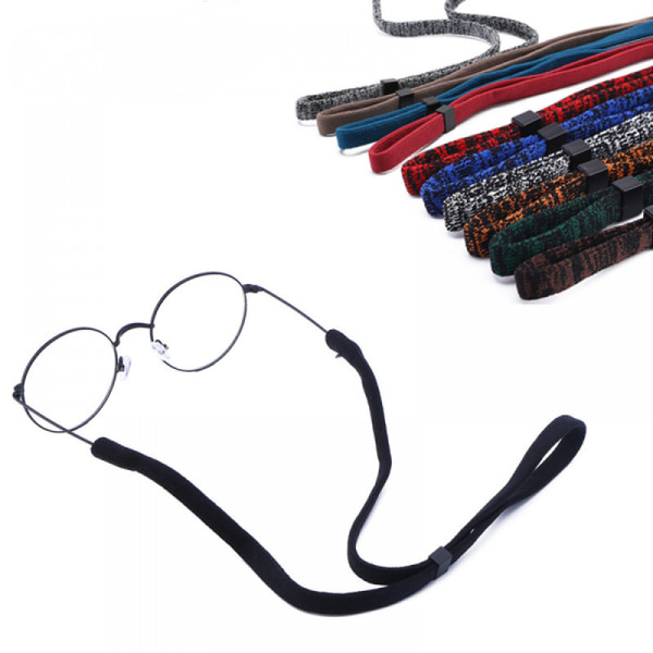 10 st Glasögon stränghållare - Sportsolglasögonrem för män kvinnor - glasögonhållare runt halsen