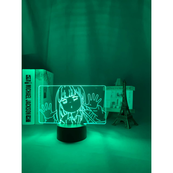 WJ Anime 3D-lampa Aharen Hakarenai för barn sovrumsdekoration nattlampor Manga födelsedagspresent LED nattljus rumsdekor