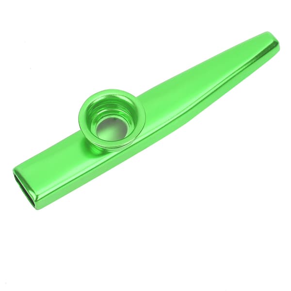 Aluminiumlegering Mini Bärbar Kazoo Ukulele Gitarr Partner Musikinstrument (grön)