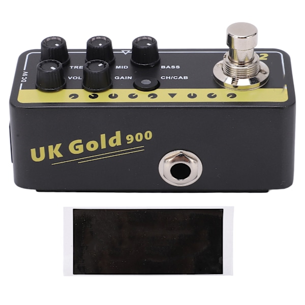 Mikro Preamp Digital Elektrisk Gitarr Singel Effekt Musikinstrument Förstärkare M002