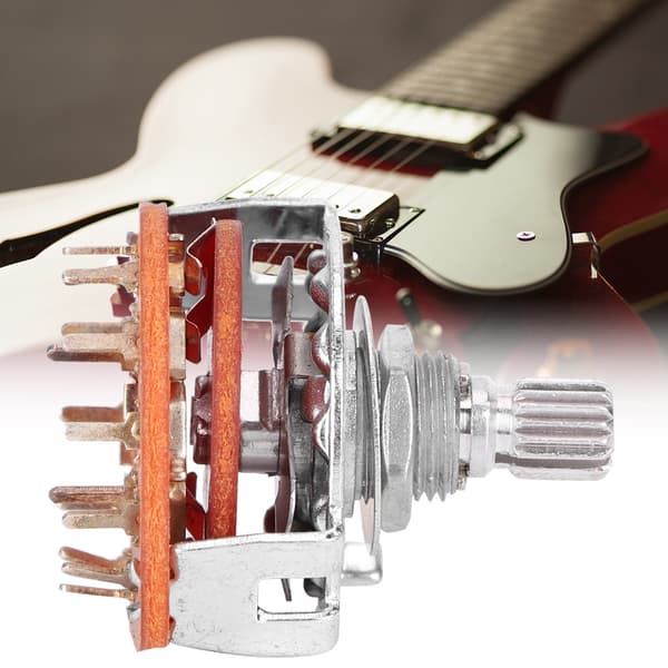 Gitarpotensiometer 12+2 fot elektrisk volumkontroll Musikktilbehør