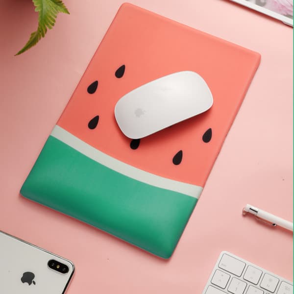 Musematte med håndleddstøtte, laget av memory foam, ergonomisk støtte, enkel skriving og lindrer håndleddssmerter, 27*18cm