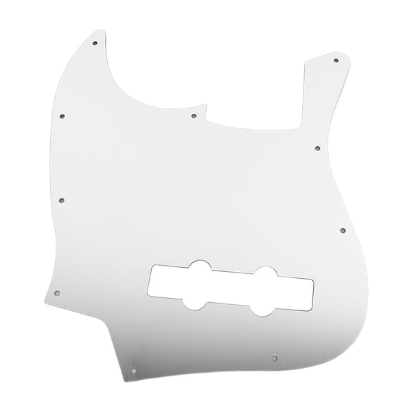 Elektrisk guitar pickguard front pick guard jazz bas scratch plade aluminiumlegering sølv