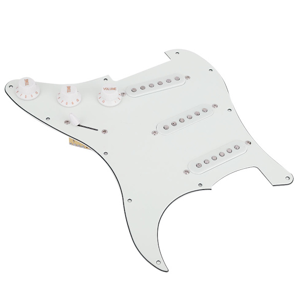 1 Set DIY Elgitarr-kit Pickguard Bakplatta Bro System för ST-stilgitarrer