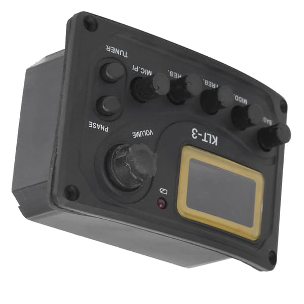 EQ Pickup 4 Band Gitarr Metall KLT‑3 Equalizer Tuner Musikinstrument Tillbehör