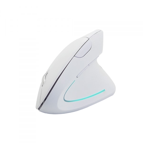 2.4G trådløs vertikal ergonomisk optisk mus, reduser håndleddsmerter, 5 knapper 3 justerbare DPI-nivåer 800/1200/1600, bedre ytelse for PC, skrivebord
