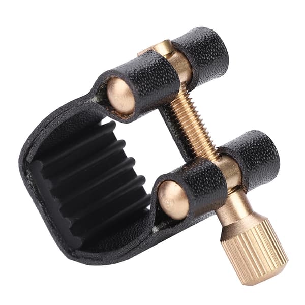 PU-ligaturfeste med plasthette for sopransaksofon, saksofonmunnstykke i bakelite, holdbar