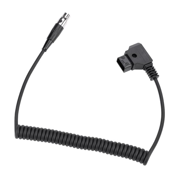 D-Tap han til MINI XLR 4-bens kabel oprullet ledningstilbehør til VFM 5.6\" skærm