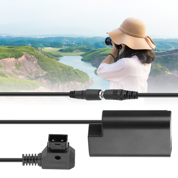 DCC16 til D-TAP hoder full dekoding dummybatteri rett linje for Lumix S1 seriekamera