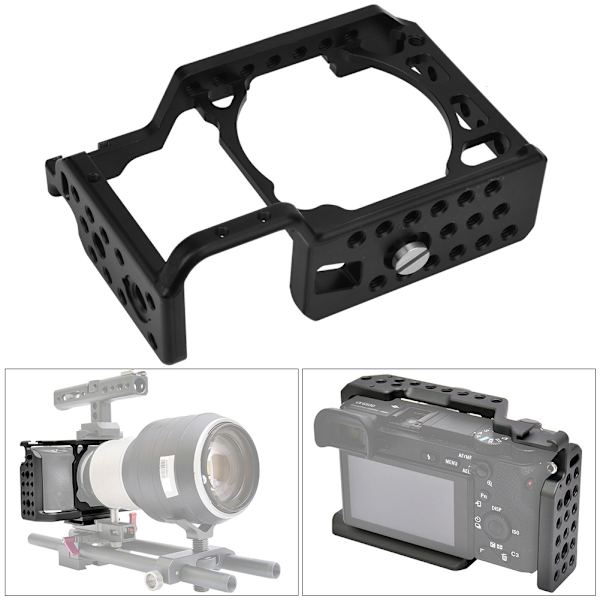 ADAI A6 Skyddande Hölje Skal Ram Bur för Sony A6500 A6400 A6300 A6000 Kameror