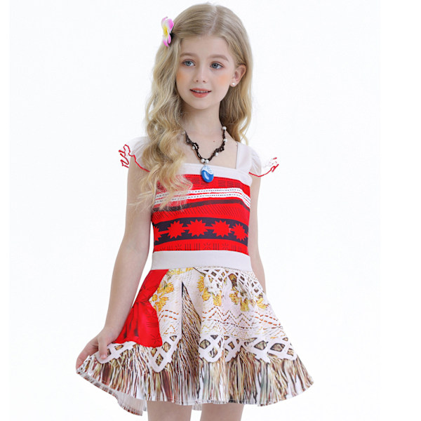 KumSoomliy Havsprinsessa Kostym Barn Världsbokdagen Utklädningskostymer för Flickor Äventyr Halloween Födelsedag Semester Cosplay Klänning 90CM