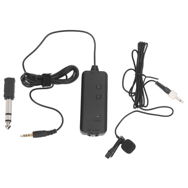 EY580S Støyreduserende opptakskrageklipsmikrofon for Live Vlog/Intervju Plukkemikrofon