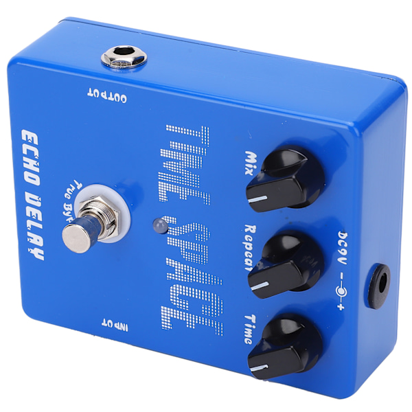 Effektpedal Echo Delay Gitarr Effektor Musikinstrument Tillbehör DC 9V 30mA