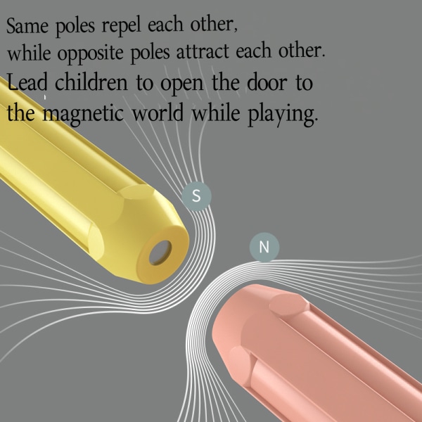 Magneettinen tanko Lasten varhaiskasvatuspalapelin lelu Älykkyyden kehittäminen Monipuolinen  Magneettisten rakennuspalikoiden kokoonpano-77 kpl Magneettitanko 77 pcs Magnetic rod