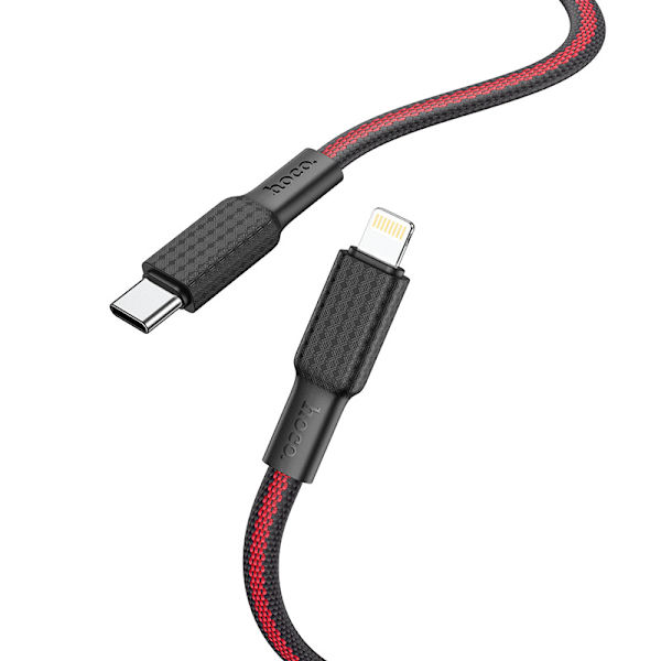 hoco. X69 sopiva Apple PD-lataukseen, nylonpunottu datakaapeli, 20W pikalataus, iPhone13 latauskaapeli