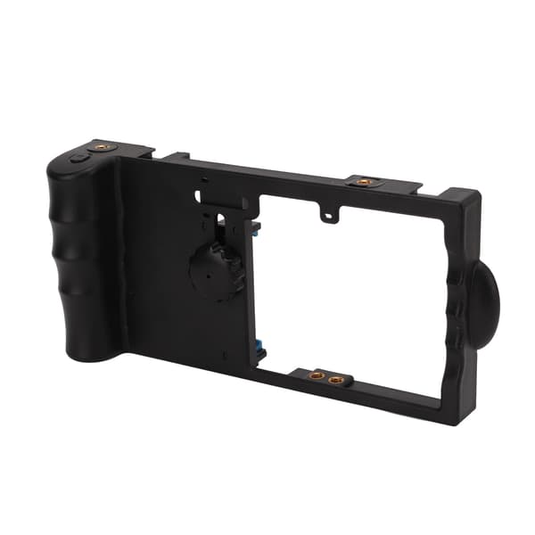 Smartphone Video Rig Handheld Vlogging Case 2 Cold Shoe Mounts för 6.5‑9cm Bredd Telefon