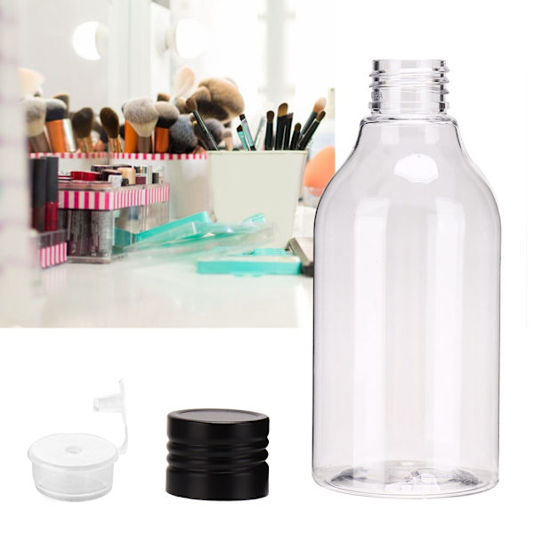 Transparent Tynd Hals Toner Tom Flaske Genopfyldeligt DIY Makeup Væskebeholder 200ml