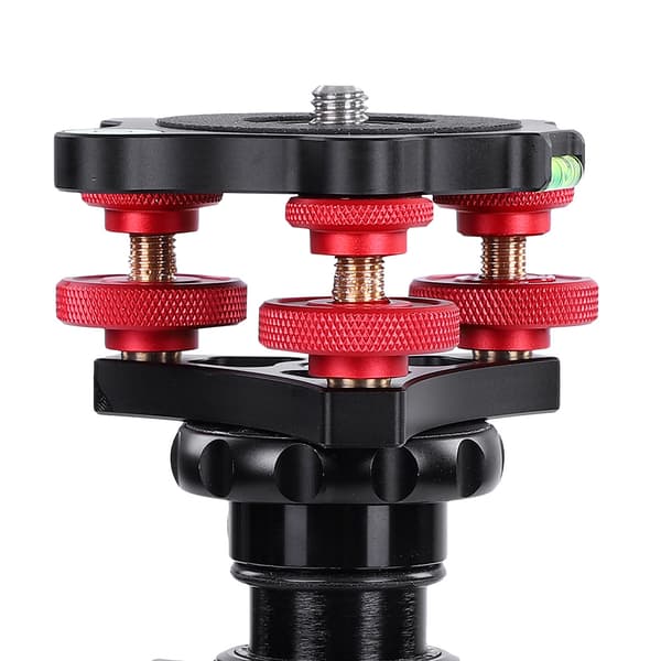 LP-64 Kraftig 15 kg 3/8'' Quick Release Plade Boble Libelle Stativ Kuglehoved