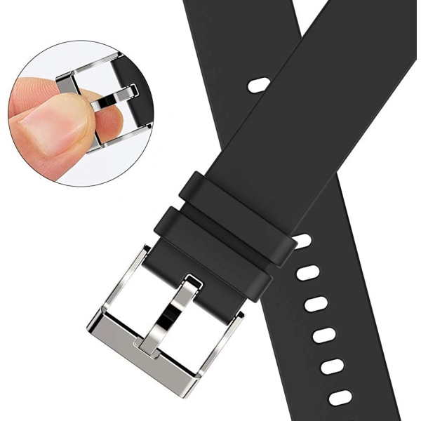 Smartklocka armband, 20 mm ersättningsarmband för justerbara smartklockor för Huawei Watch3/GT3 Sport Watch