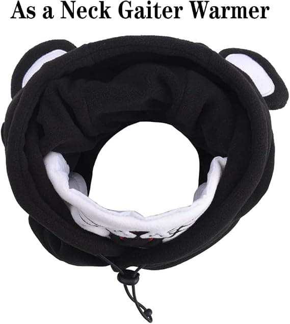 Barnens vintervarma ridhatt Balaclavahatt Pulloverhatt Tjockad polarfleece kall hatt