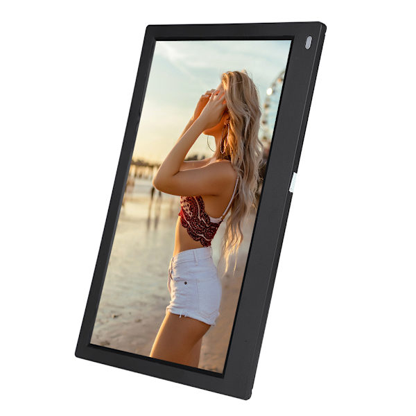 12,5\" skärm HDMI IPS Multifunktionell Digital Elektrisk Fotoram 1080P (Svart )