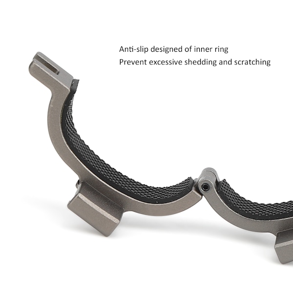 UURig R037 Aluminiumlegering Fällbar Snabbfrigöring Dubbel Kallskoförlängningsfäste för DJI Osmo Mobile3 Mobiltelefon Kulhuvud Stabilisator