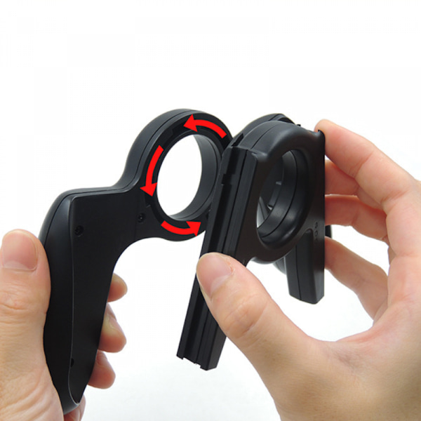Slide Joy Con -latausote, Switch OLED -kannettava Joy Con -laturiohjain, mukava kahva, nopea lataus pelin aikana (musta)