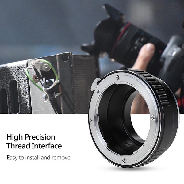 K&F CONCEPT Adapterring för Nikon S / D-objektiv för Micro 4/3 M4/3 DSLR-kamerahus