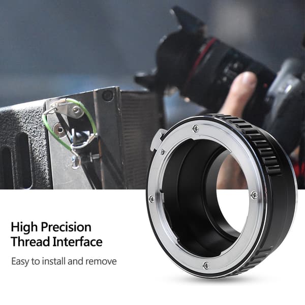 K&F CONCEPT Adapterring til Nikon S / D-objektiv til Micro 4/3 M4/3 DSLR-kamerahus
