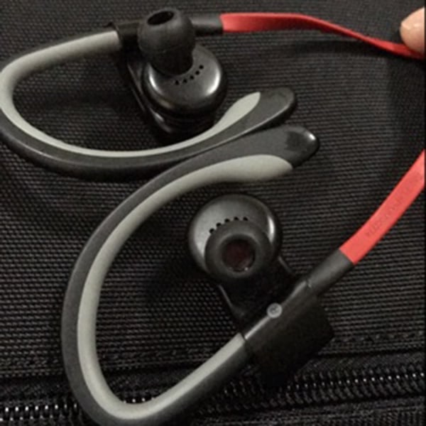 Set för öronproppar i silikon för Powerbeats 2 Wireless Beats by dre hörlurar, 4 par (svarta)