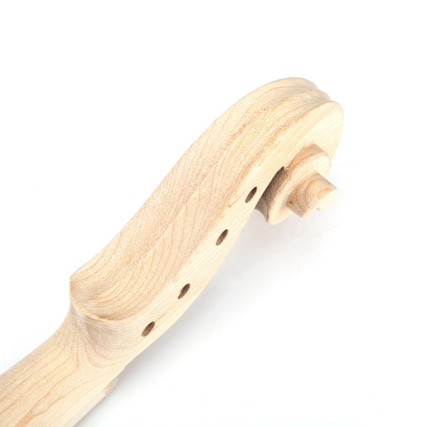 4/4 Violindelar Lönnhals Snidad Rulle Greppbräda Alternativ Reparationstillbehör