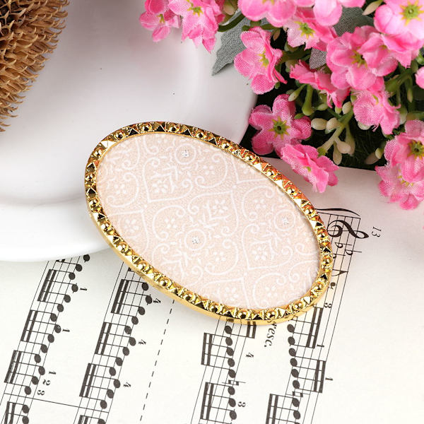 Mini Lyxlegering Rhinestones Nagelkonst Salong Display Ställ Rack Board Nagelkonstplatta (9#)