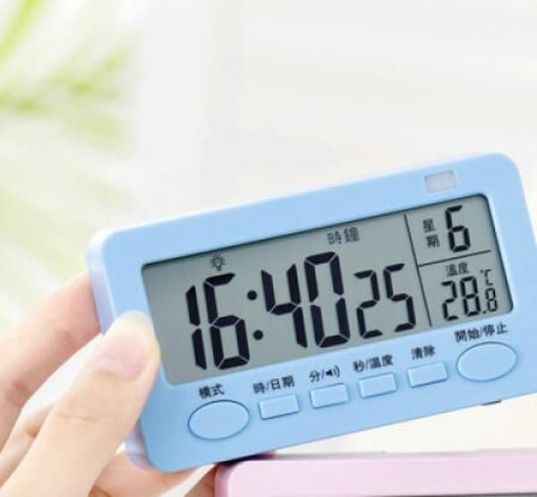 Digital Kök Timer, Stor LED-display, Hög Alarm, Intelligent Timer För Kök Och Multifunktionell Studentväckarklocka.(Blå)
