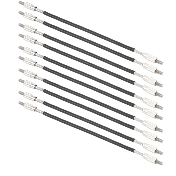10 stk. Violin Tailgut Tail Gut Stål NonSlip Wire Tailcord Reservedele Tilbehør