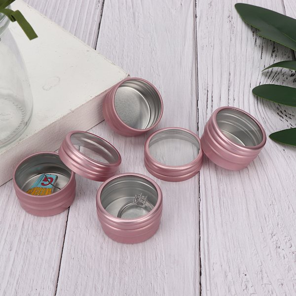 35 Slots Tomme Negle Manicure Smykker Opbevaringsboks Etui Holder Neglekunst Tips Negleværktøj Beholder (Rose Gold Sølv)