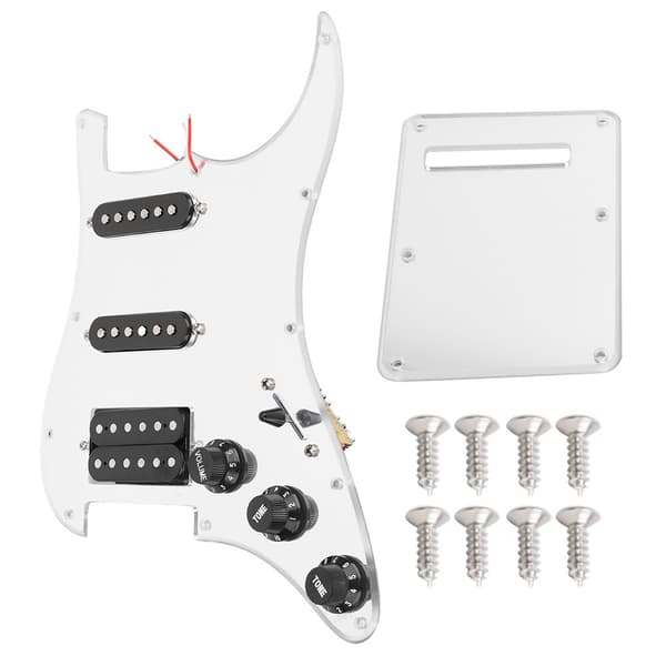 11 Håls Laddad Prewired Pickguard Pickups Set Tillbehör För Elgitarr