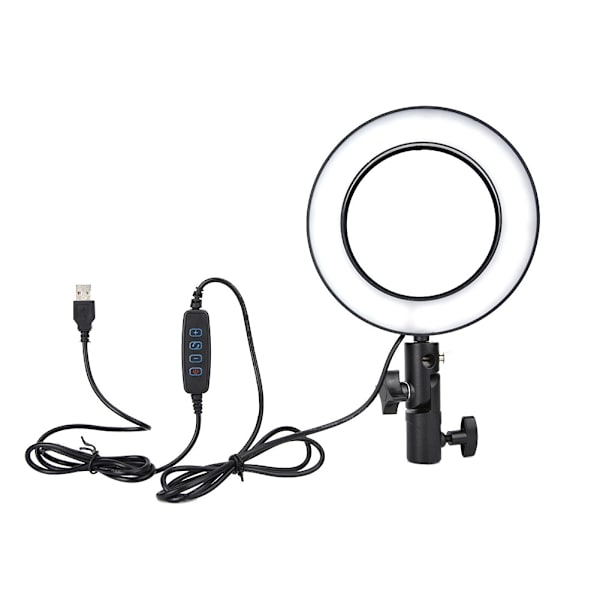 Fotografering Dimbar LED Video Live Studio Kamera Ringljus Foto Telefon Video Ljus