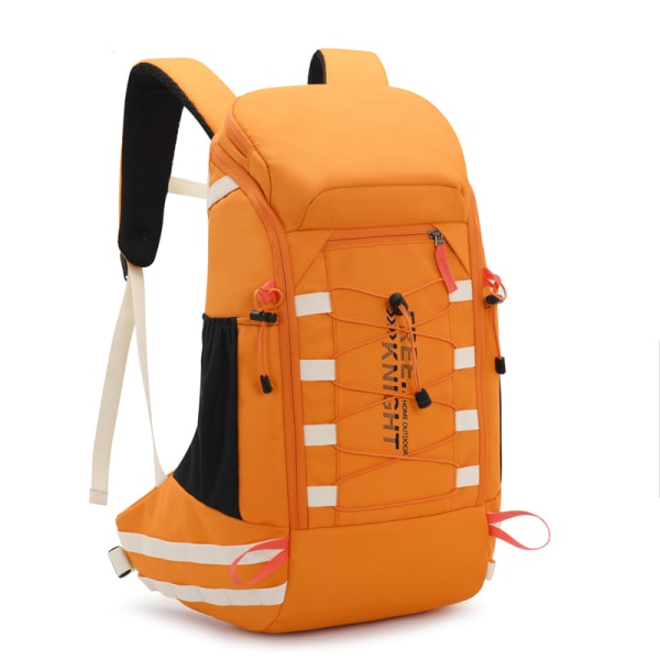 Vandringsryggsäck, campingryggsäck, 40L vattentät vandringsryggsäck, med cover, lätt reseryggsäck, orange