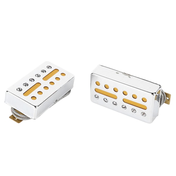 2 set elektriska gitarr pickup singel spole klart ljud 6 hål pickup instrument tillbehör för utbyte