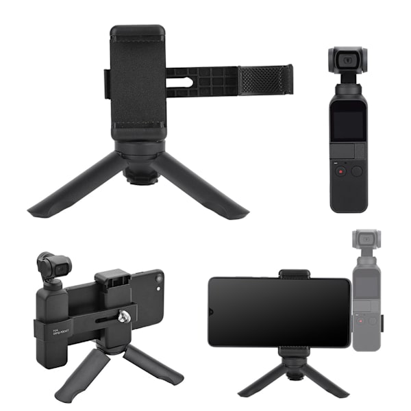 Mobiltelefon Säkra Fäste Klämma Fäste Montering Skrivbordsstativ För DJI OSMO Pocket