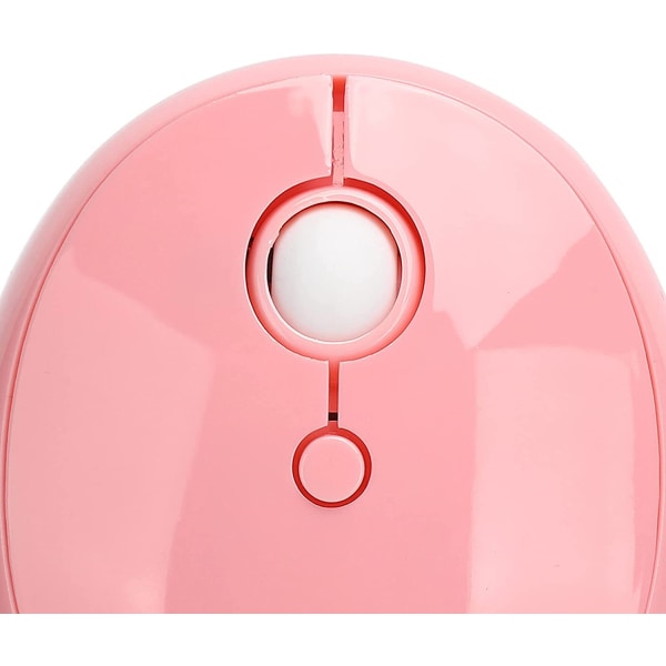 USB optisk fiberkabel datamaskin, 800, 1200, 1600 DPI, en-knapps automatisk paring enhet, 3.0 mus (rosa)