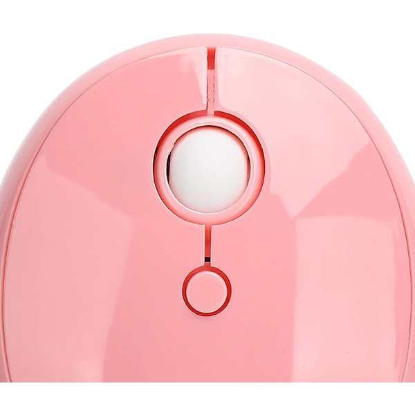 USB optisk fiberkabel dator, 800, 1200, 1600 DPI, en knapp automatisk parning enhet, 3.0 mus (rosa)
