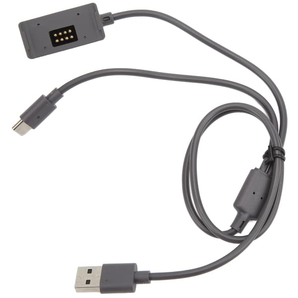 TELESIN 2 i 1 Magnetisk Laddningsbas 65cm med Typ C-kabel USB2.0 Dataöverföring för DJI Action 2