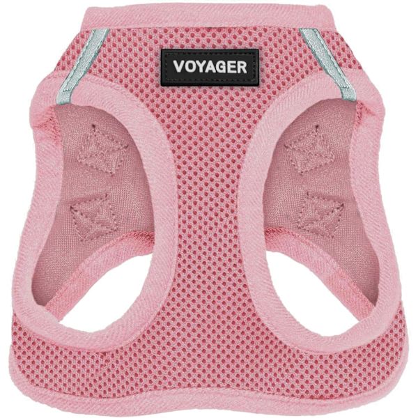 Promenadsele för hund - Mesh för alla väder, bästa husdjurstillbehör för små och medelstora hundar (Rosa XS-kod)