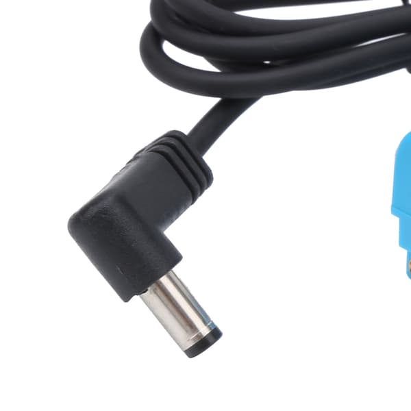 DC-munn til F550 dummy-batterikonverterer med strømkabel batteriadapter erstatning blå