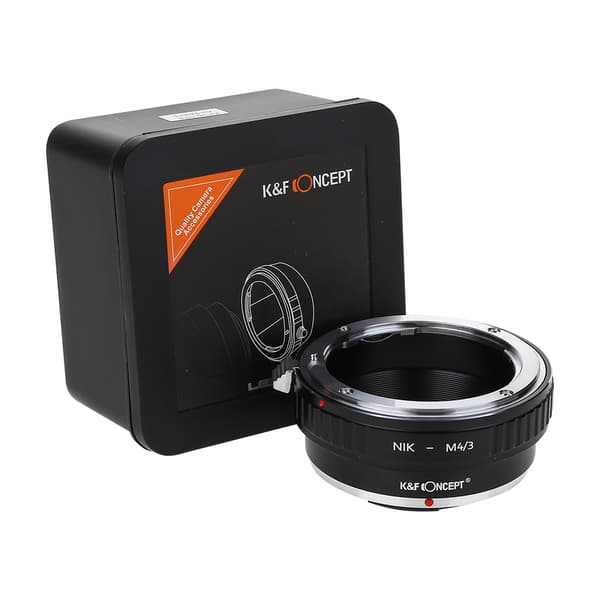K&F CONCEPT Adapterring til Nikon S / D-objektiv til Micro 4/3 M4/3 DSLR-kamerahus
