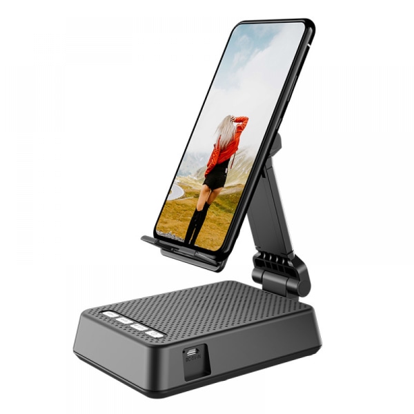 Mobiltelefon Smart Broadcaster Stativ Trådløs Bluetooth Høyttaler Enhet HD Mikrofon Sterkt Lydfelt For Live Sending Skrivebordsholder