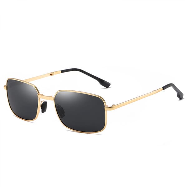 Metalllegeringsramme Foldbare Kompakte Lomme Aviator Solbriller